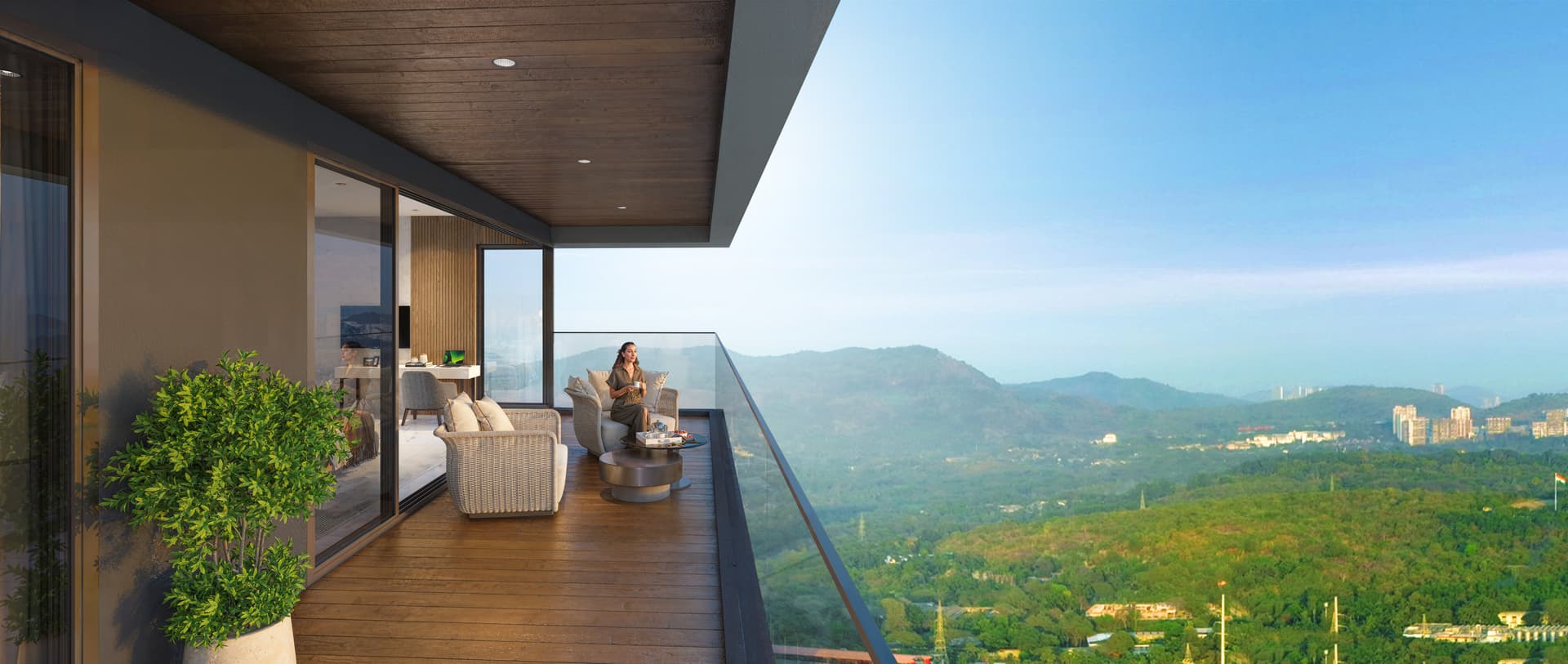 3 BHK Luxury Residence Layout Preview
